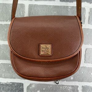 Dooney & Bourke Rich Brown Leather Crossbody